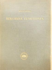 Prof. Dr. Rózsa Péter - Rekursive Funktionen [antikvár]