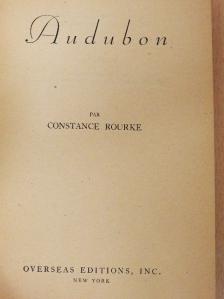 Constance Rourke - Audubon [antikvár]