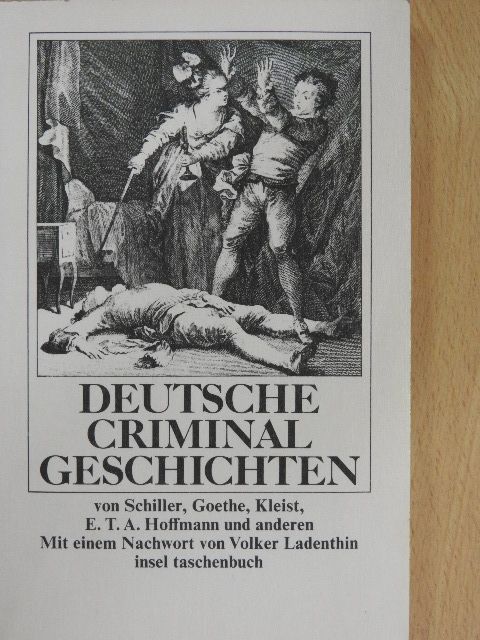 E. T. A. Hoffman - Deutsche Criminalgeschichten [antikvár]