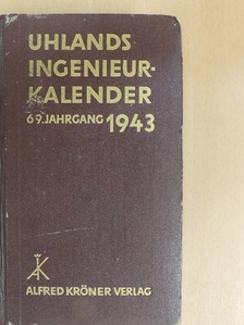 Uhlands Ingenieur-Kalender 1943 [antikvár]