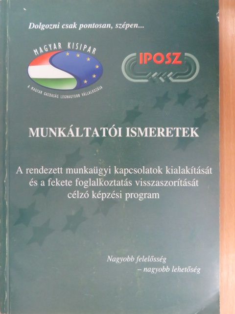 Dr. Almási László - Munkáltatói ismeretek [antikvár]