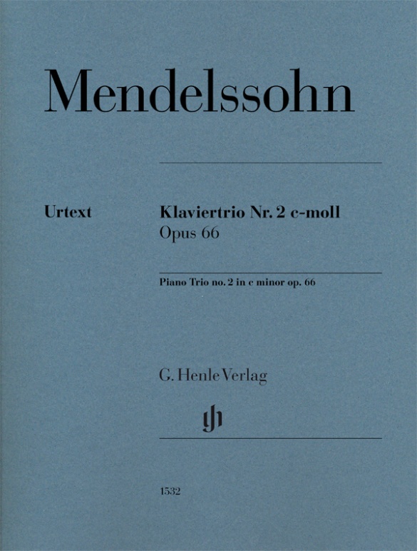 MENDELSSOHN - KLAVIERTRIO NR.2 c-MOLL OP.66 (HERTTRICH / SCHILDE)