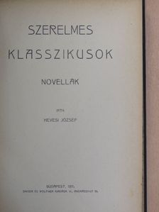 Hevesi József - Szerelmes klasszikusok [antikvár]