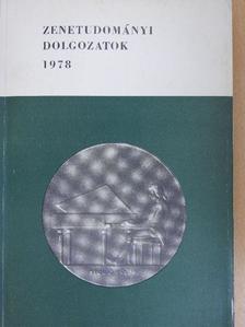 Borsai Ilona - Zenetudományi dolgozatok 1978 [antikvár]