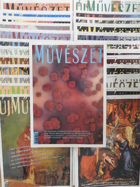 András Edit - Új Művészet 2000-2003. (vegyes számok) (25 db) [antikvár]