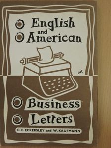 C. E. Eckersley - English and American Business Letters [antikvár]