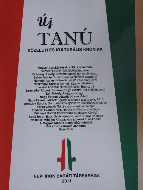 Dobszay Károly - Új Tanú 2011/1. [antikvár]