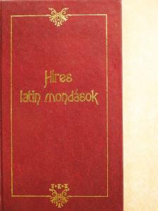 Híres latin mondások [antikvár]