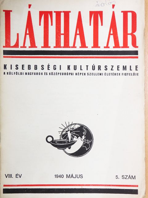 Berde Mária - Láthatár 1940. május [antikvár]