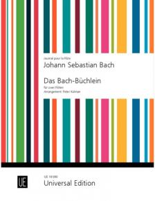 BAH, J.S. - DAS BACH-BÜCHLEIN. 14 AUSGEWAEHLTE STÜCKE FÜR ZWEI FLÖTEN BERARB. PETER KOLMAN