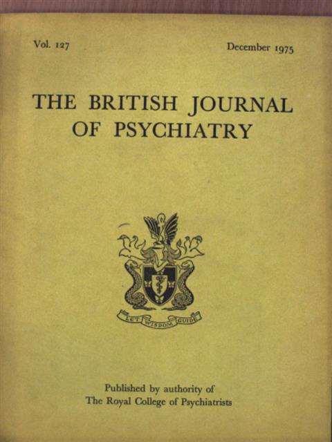 Fay Fransella - The British Journal of Psychiatry December 1975 [antikvár]