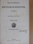 Magyarországi törvények és rendeletek tára 1868. Január-junius [antikvár]