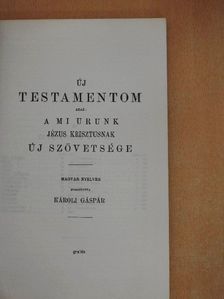 Új testamentom [antikvár]