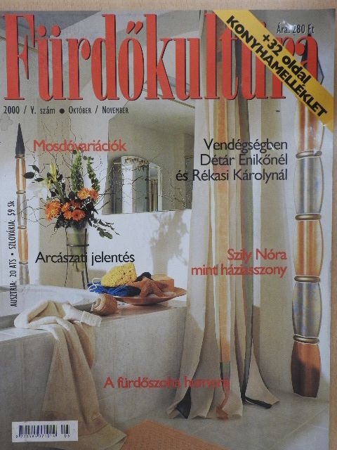 Fürdőkultúra 2000. október-november [antikvár]