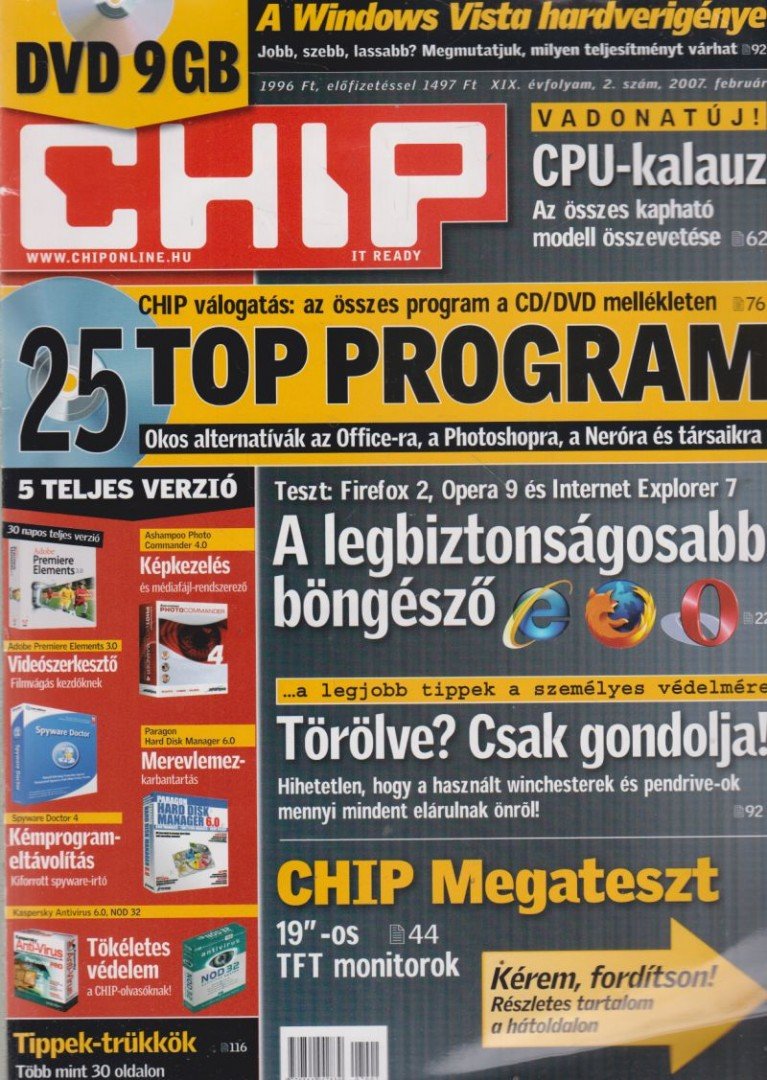 Harangozó Csongor - Chip XIX. évf. 2007. 2. szám [antikvár]