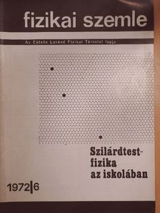 G. Salvini - Fizikai Szemle 1972. június [antikvár]
