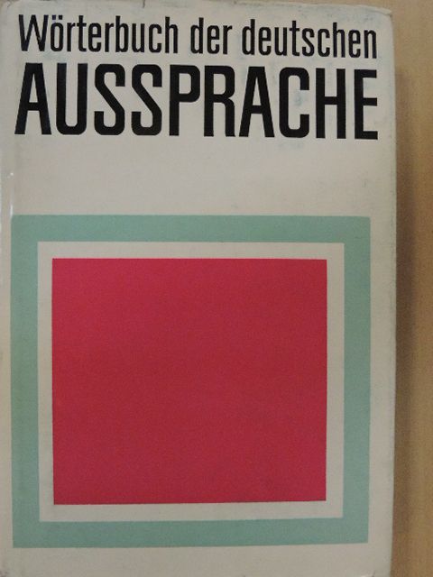 Wörterbuch der deutschen Aussprache [antikvár]