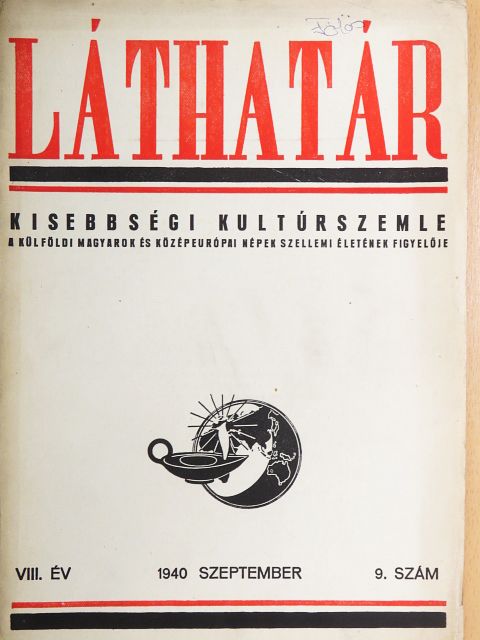 Flórián Tibor - Láthatár 1940. szeptember [antikvár]