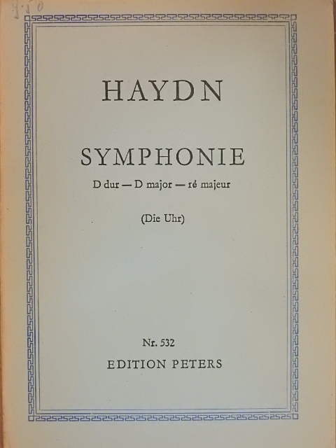 Joseph Haydn - Symphonie D dur [antikvár]