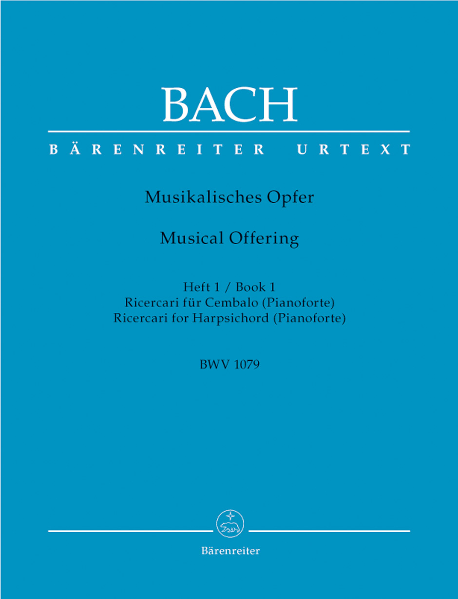 J. S. Bach - MUSIKALISCHES OPFER HEFT 1 RICERCARI FÜR CEMBALO BWV 1079 URTEXT