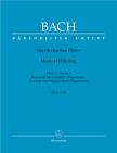 J. S. Bach - MUSIKALISCHES OPFER HEFT 1 RICERCARI FÜR CEMBALO BWV 1079 URTEXT