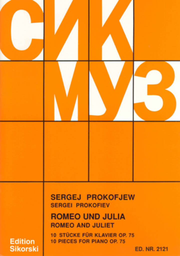 PROKOFJEV / PROKOFJEW - ROMEO UND JULIA. ZEHN STÜCKE FÜR KLAVIER OP.75