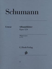 Schumann, Robert - ALBUMBLAETTER OP.124 FÜR KLAVIER URTEXT (HERTTRICH/LAMPE)