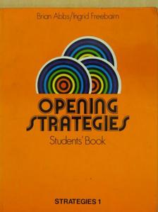 Brian Abbs - Opening Strategies - Students' Book [antikvár]