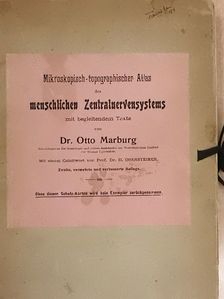 Dr. Otto Marburg - Mikroskopisch-topographischer Atlas des menschlichen Zentralnervensystems [antikvár]
