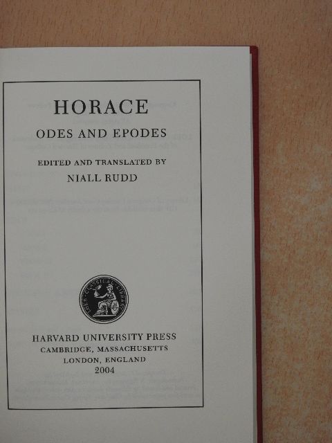 Horace - Odes and Epodes [antikvár]