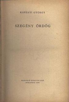 Kopányi György - Szegény ördög [antikvár]