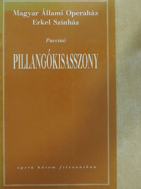 Dr. Till Géza - Puccini: Pillangókisasszony  [antikvár]