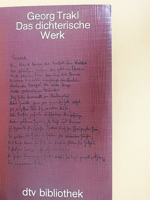 Georg Trakl - Das dichterische Werk [antikvár]