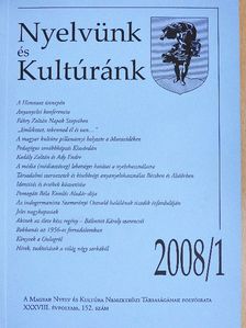 Bodnár György - Nyelvünk és Kultúránk 2008/1. [antikvár]