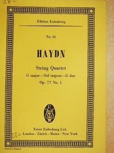 Joseph Haydn - String Quartet No. 81 [antikvár]