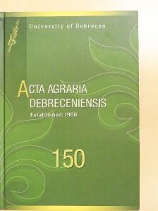 Horn Péter - Acta Agraria Debreceniensis 150 [antikvár]