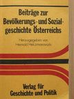 Hans Bobek - Beiträge zur Bevölkerungs- und Sozialgeschichte Österreichs [antikvár]