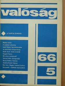 Borosy András - Valóság 1966. május [antikvár]