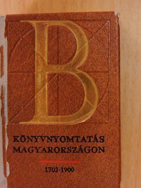 Bolgár Iván - Könyvnyomtatás Magyarországon 1703-1900 (minikönyv) (számozott) [antikvár]