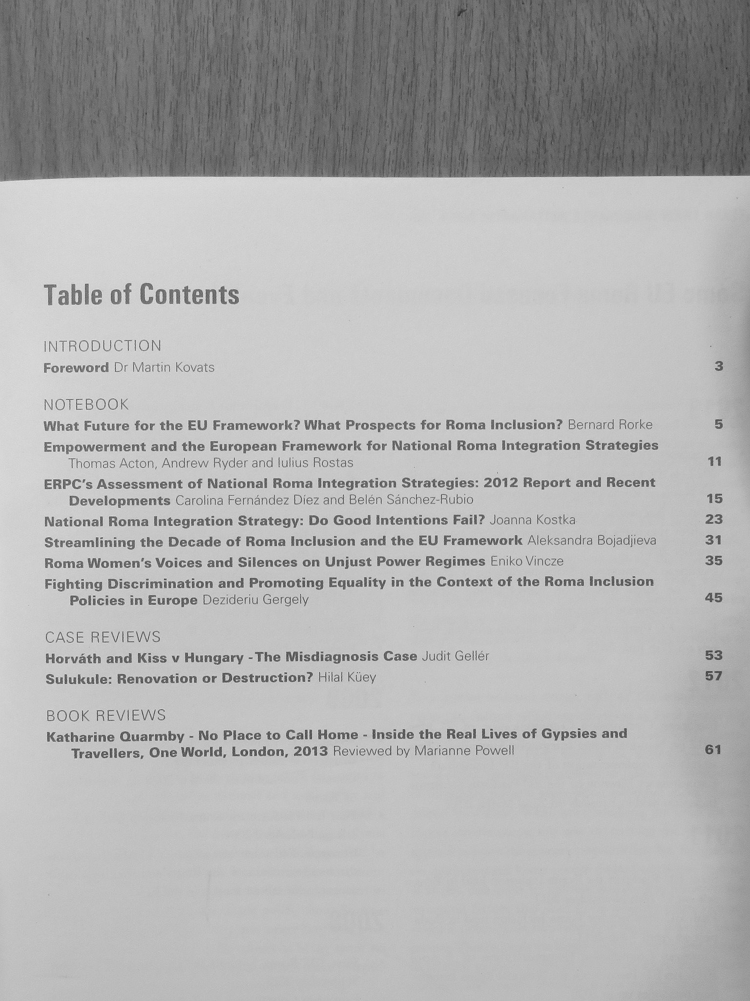 Gellér Judit - Roma Rights 2013. December [antikvár]