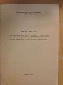 Eiben Ottó - A magyar ifjúság biológiai fejlődésének áttekintése [antikvár]