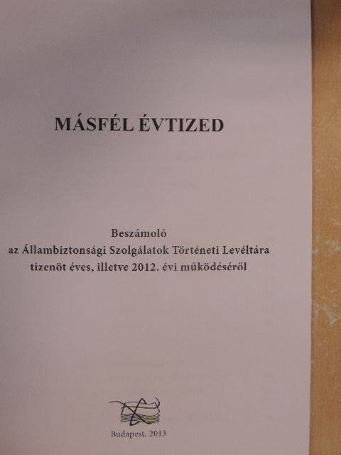 Gyarmati György - Másfél évtized [antikvár]