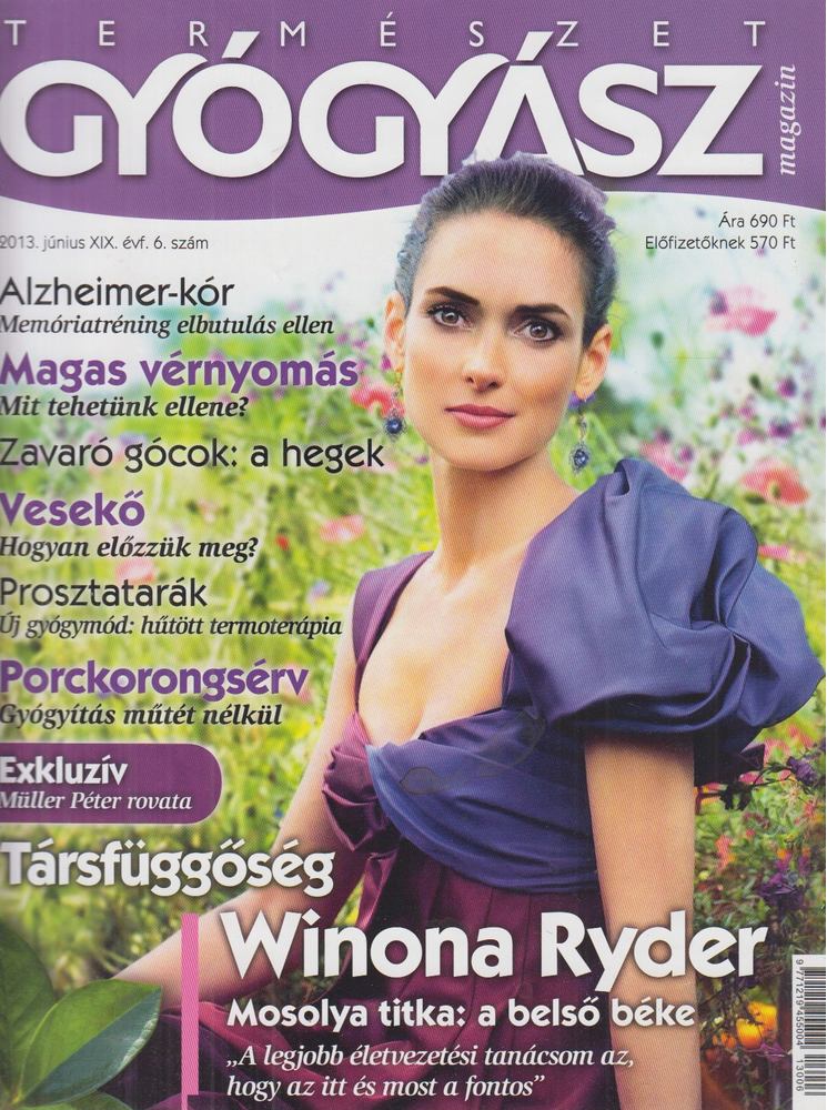 dr. Görgei Katalin (főszerk.) - Természetgyógyász magazin 2013. június XIX. évf. 6. szám [antikvár]