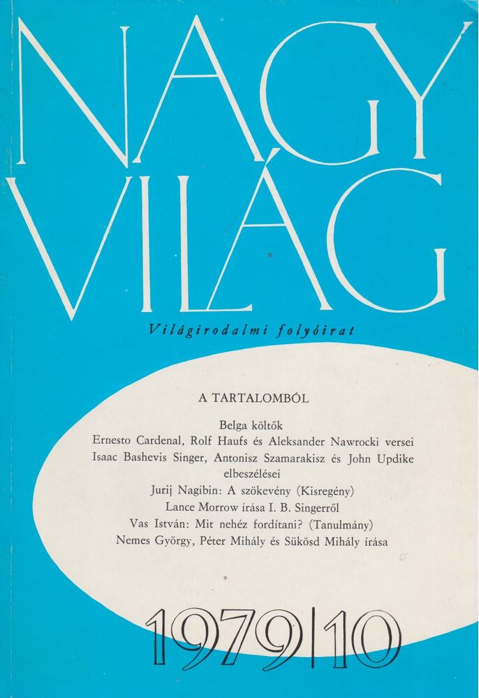 KÉRY LÁSZLÓ - Nagyvilág 1979/10 [antikvár]