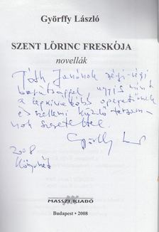 GYÖRFFY LÁSZLÓ - Szent Lőrinc freskója (dedikált) [antikvár]