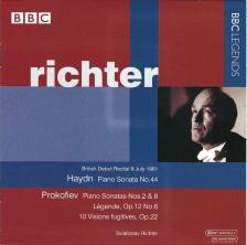 HAYDN, PROKOFIEV - PIANO SONATAS NO.44, NO.2,8, LÉGENDE OP.12no6, 10 VISIONS FUGITIVES CD