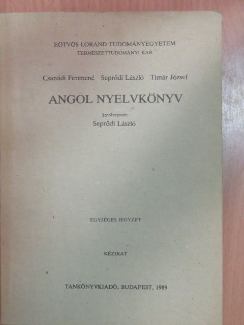 Csanádi Ferencné - Angol nyelvkönyv [antikvár]