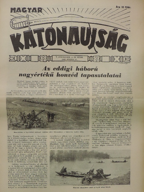 Fazekas Miklós - Magyar katonaujság 1942. július 17. [antikvár]