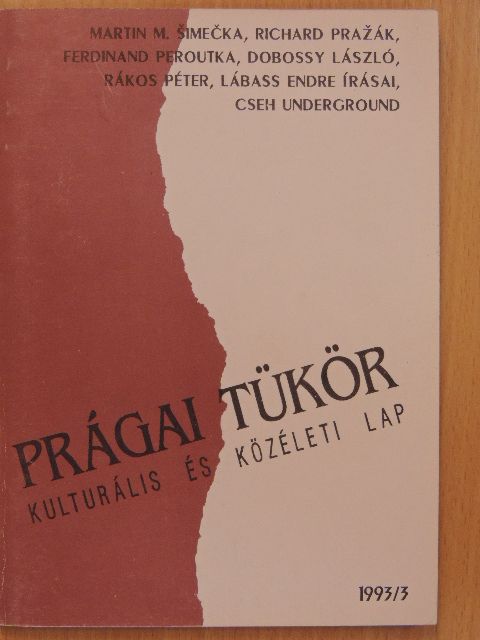 Dobossy László - Prágai tükör 1993/3. [antikvár]