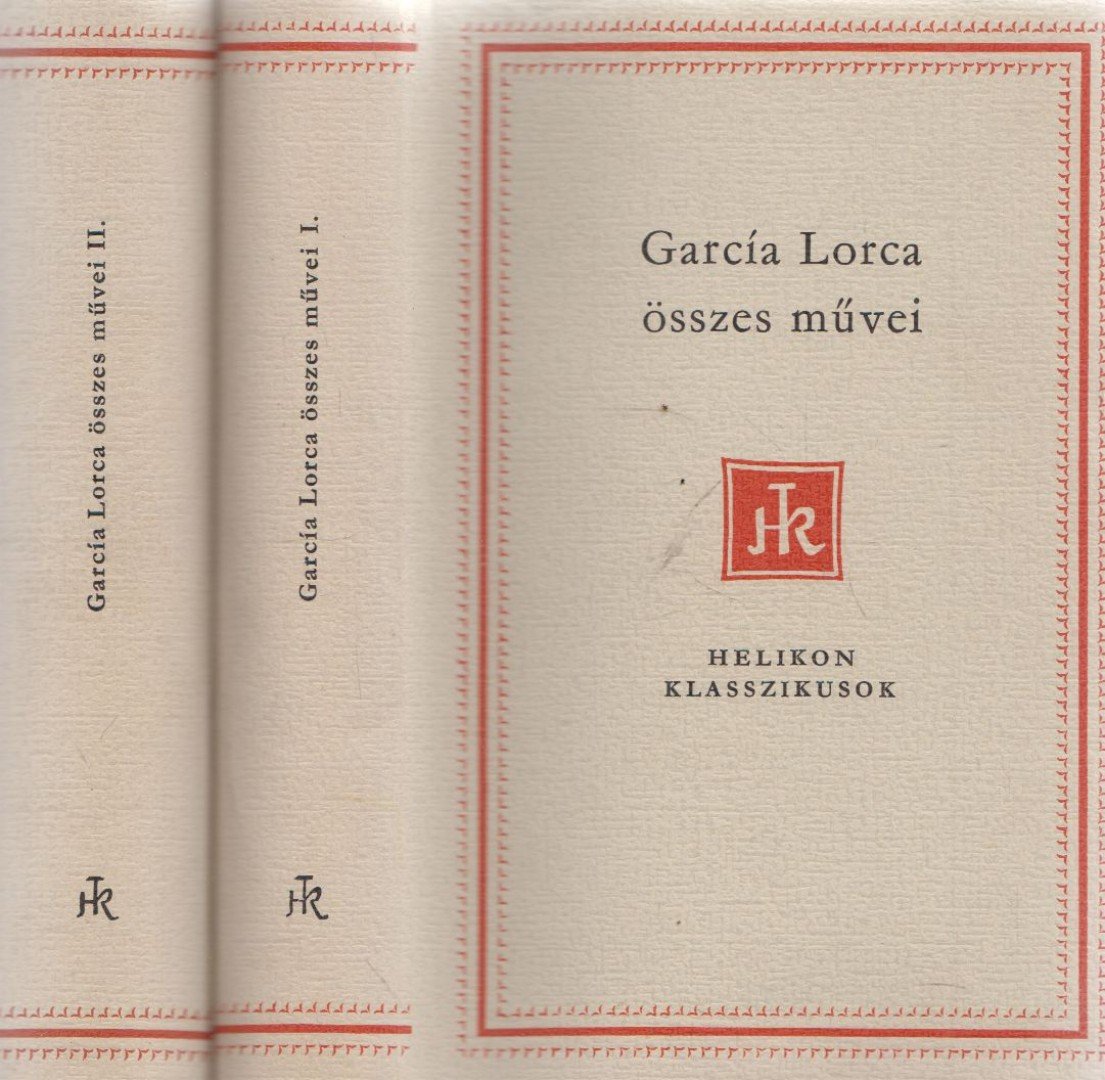 FEDERICO GARCÍA LORCA - García Lorca összes művei I-II. [antikvár]